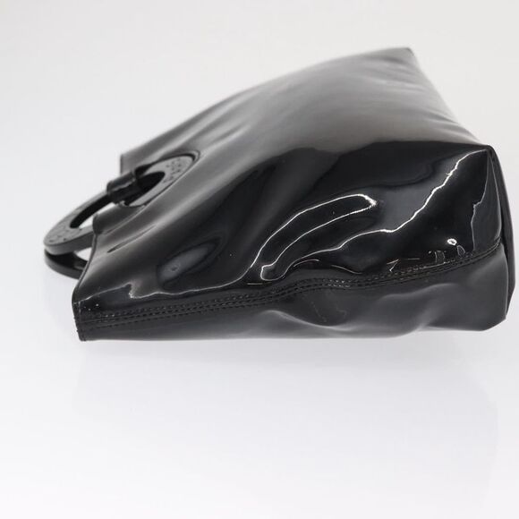 Celine Circle Logo Handbag Patent Leather Black Patent_Leather Handbag - Picture 4 of 16